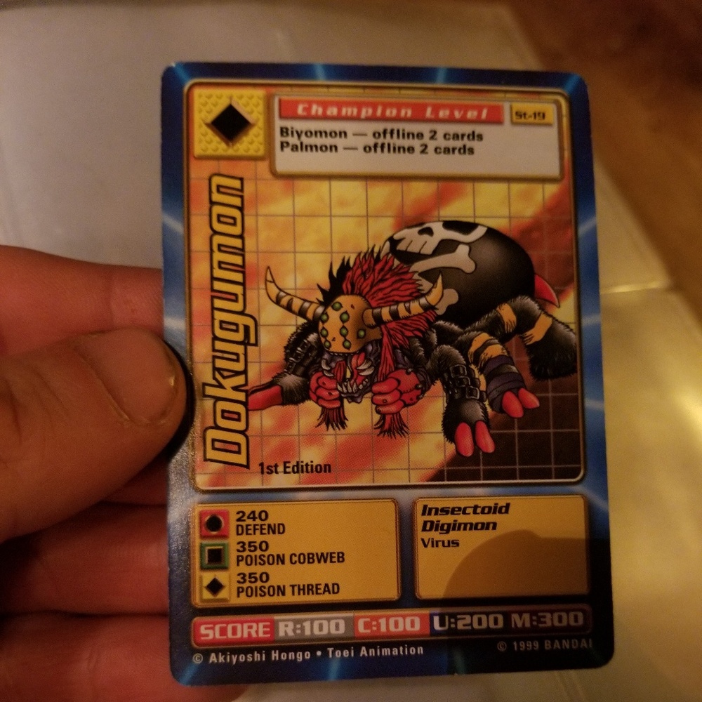Dokugumon digimon card